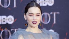 Premiéra poslední osmé ady seriálu Hra o trny: hereka Emilia Clarkeová...