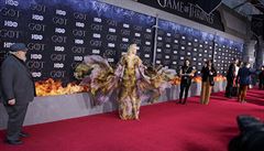 Premiéra poslední osmé �ady seriálu Hra o tr�ny: here�ka Gwendoline Christieová...