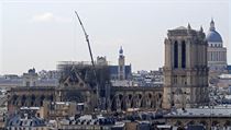 Rekonstrukce centrální věžičky katedrály Notre-Dame bude vycházet z...