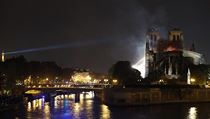 Požár Notre-Dame.