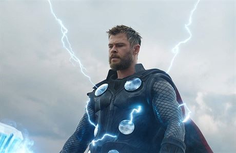 Chris Hemsworth jako Thor ve filmu Avengers: Endgame (2019). Reie: Anthony...