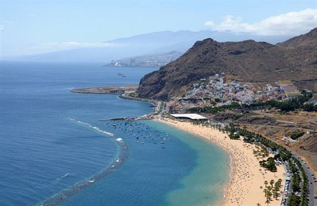 Plá na panlském ostrov Tenerife.