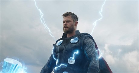 Chris Hemsworth jako Thor ve filmu Avengers: Endgame (2019). Reie: Anthony...