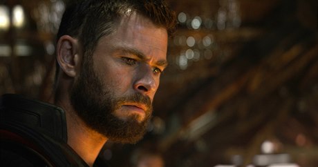 Chris Hemsworth v roli Thora ve filmu Avengers: Endgame.