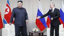 Rusk prezident Vladimir Putin se setkal se severokorejskm vdcem Kim...