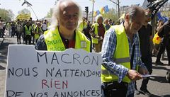 Demonstranty rozladilo rozhodnutí prezidenta Emmanuela Macrona, který tento...