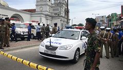 Podle agentury AFP byli v dob výbuchu v kostelech lidé, kteí se shromádili...