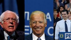 Nejsilnjí kandidáti - Sanders, Biden, Buttigieg