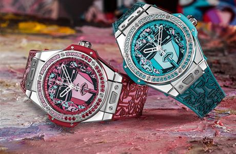 Hublot a umění. Na nových dámských hodinkách se podílel francouzský umělec  Marc Ferrero | Design | Lidovky.cz