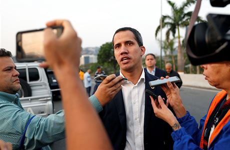 Venezuelský opoziní lídr Juan Guaidó oznámil, e zaala závrená fáze svrení...