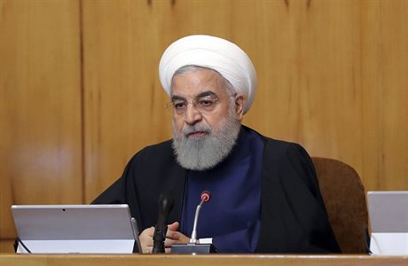 Prezident Íránu Hassan Rúhání.