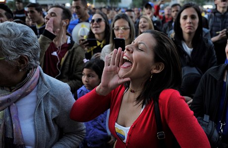 Obyvatelé Venezuely pokraují v protestech proti vlád souasného prezidenta...