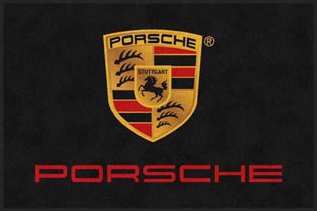 Logo automobilky Porsche, která spadá pod koncern Volkswagen.