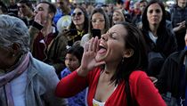 Obyvatel Venezuely pokrauj v protestech proti vld souasnho prezidenta...