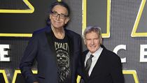 Ikonick dvojice Peter Mayhew a Harrison Ford (Chewbacca a Han Solo) na...