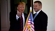 Americk prezident Donald Trump pijal v Blm dom slovenskho premira Petera...