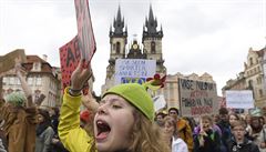 Stávka student za lepí ochranu klimatu a sniování emisí se konala 3. kvtna...
