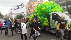 Centrem Prahy proli po poledni demonstranti, kteí tak chtjí 