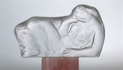 Leící dívka. Výstava Jozef Soukup 1919-2004.