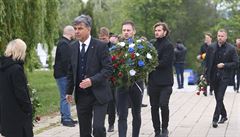 Na pohřbu v Brně se objevilo spoustu bývalých spoluhráčů Josefa Šurala