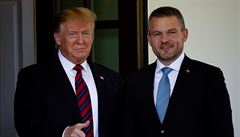 Trump jednal s Pellegrinim. 'Plnme sliby, nakupujeme americk zbran,' ekl slovensk premir