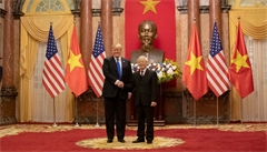Donald Trump a vietnamský prezident.