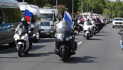 Do Prahy dorazili ru�tí motorká�i z klubu No�ních vlk�.
