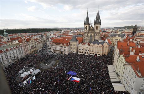 Dalí (v poadí ji tetí) demonstrace poádaná spolkem Milion chvilek pro...