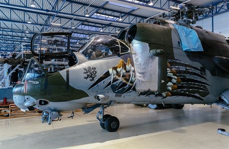 Havarovan vrtulnk Mi-24/35 esk armdy, zrove len takzvan tyg letky....