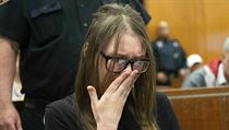 Anna Sorokin cries during sentencing at New York State Supreme Court in New...