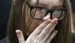 Anna Sorokin cries during sentencing at New York State Supreme Court in New...