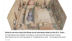 Hrobka nalezená v hrabství Essex severovýchodn od Londýna.