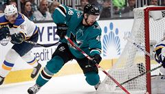 NHL: San Jose se ujalo veden v semifinlov srii se St. Louis. Hertl dosud nebodoval