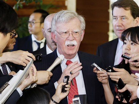 Bývalý bezpenostní poradce Bílého domu John Bolton. 