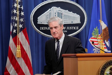 Vyetovatel Robert Mueller vystoupil s prohláením ke svému pátrání o ruských...