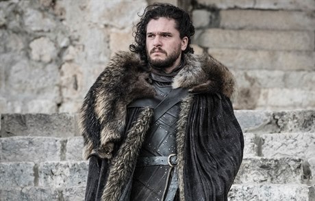 Jon Sníh neboli Aegon Targaryen (Kit Harington). Hra o trny, 8. série, 6. ást.