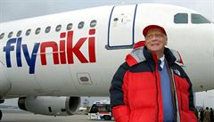 Mistr svta ve formuli 1 Niki Lauda jako podnikatel v letectví.