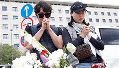 Jihokorejci uctili památku svých blízkých, kteí zemeli pi nehod dvou lodí v...