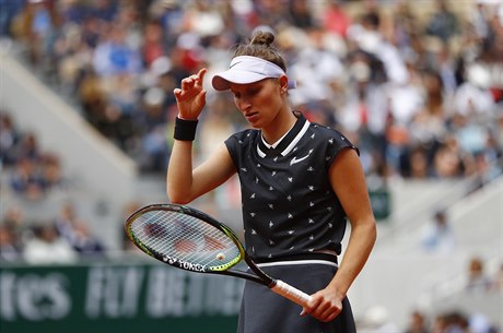 Markéta Vondroušová ve finále French Open