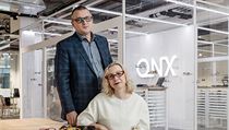 Showroom značky Onyx umístili manžele Nagyovi do karlínského komplexu Karolina