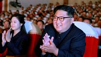 Severokorejsk vdce Kim ong-un bhem pedstaven.