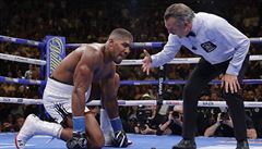 Andy Ruiz v souboji s Anthonym Joshuou.