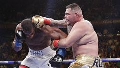 Andy Ruiz v souboji s Anthonym Joshuou.