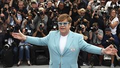 Elton John na premiée filmu Rocketman.