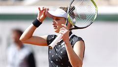 Markéta Vondrouová ve finále French Open