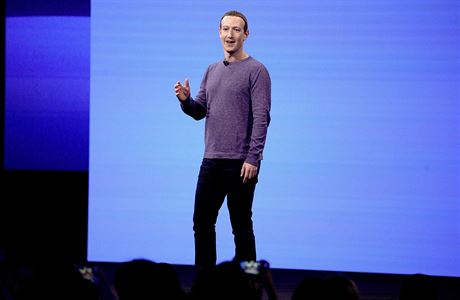 FILE - In this April 30, 2019, file photo, Facebook CEO Mark Zuckerberg makes...