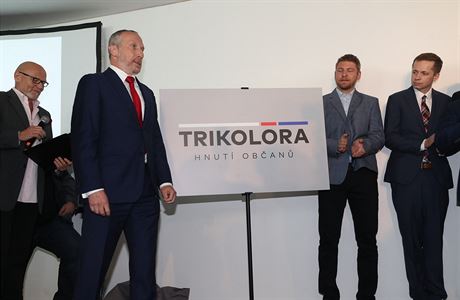 Václav Klaus ml. pedstavil hnutí Trikolóra.