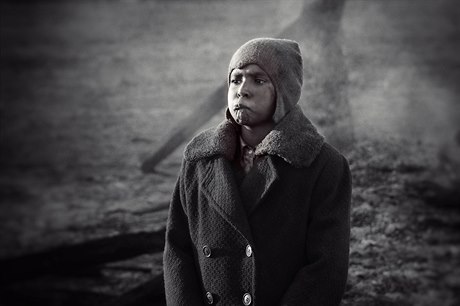 Fotografie z natáení filmu Nabarvené ptáe (2019) Reie: Václav Marhoul.