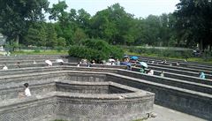 Labyrint u Starého letního paláce v Pekingu