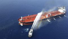 Americký ministr zahranií Mike Pompeo ze tvrteního útoku na dva tankery v...